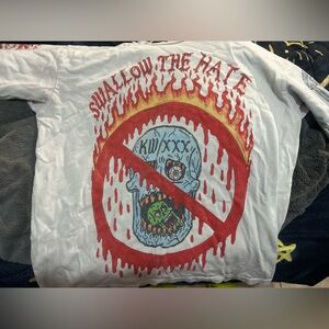 xxxtentacion x Kanye West Swallow The Hate Shirt.